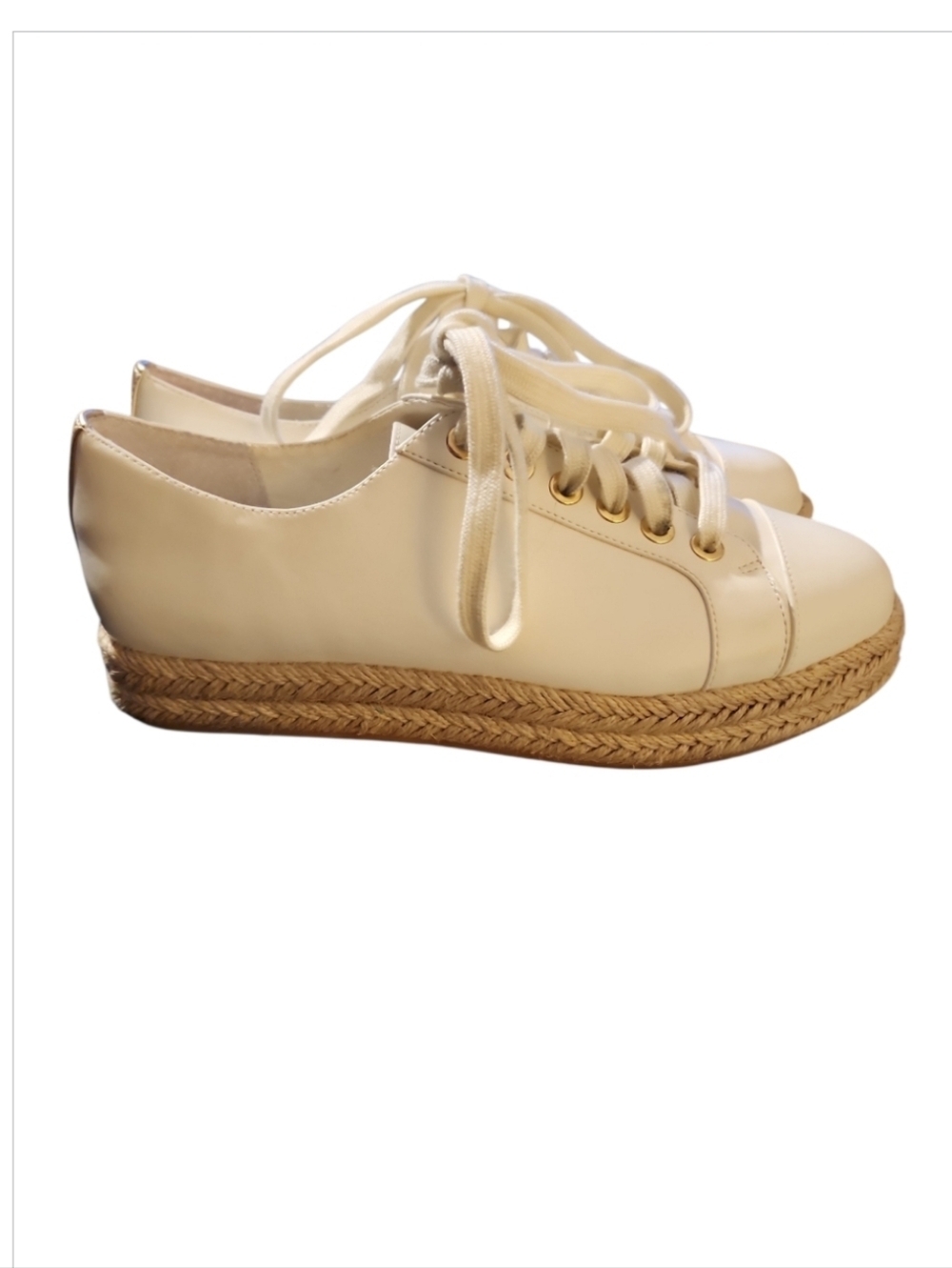 White House Black Market Kendra Amazon Lace up Espadrilles Sneakers Size 6.5 M